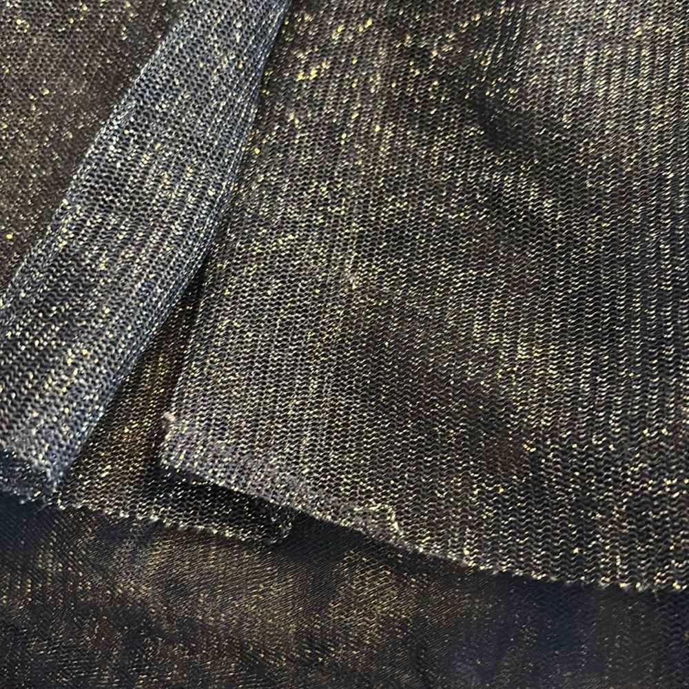 Gymboree Girls Navy Blue Shimmer Tulle Skirt Size 8 Elastic Waist - Picture 2 of 8